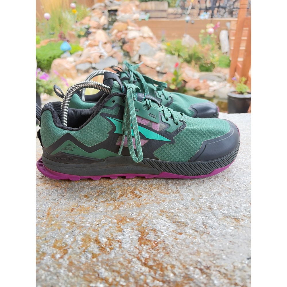 Altra Lone Peak 7 Mens Trail Running Shoes Green Purple AL0A7R6H008 Size 8.5